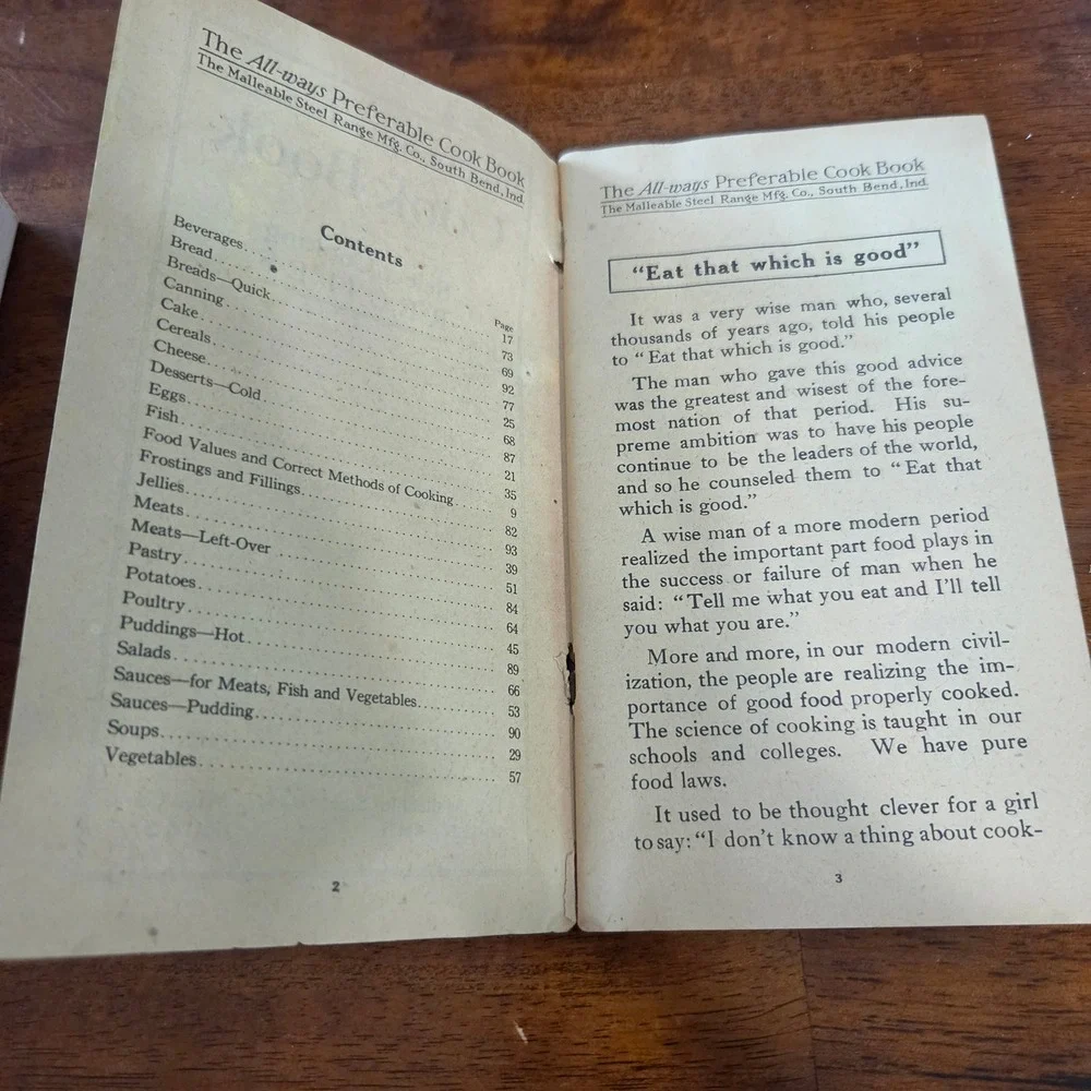 The All ways Preferable Cook Book South Bend‎ Malleable Steel Range 1960s
